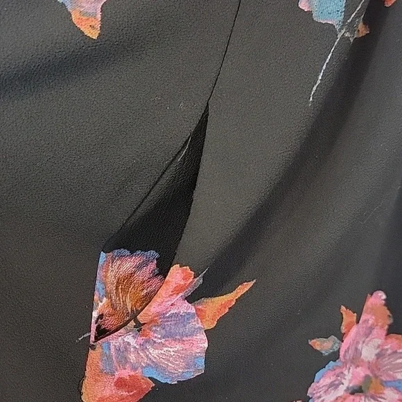 Free People Flutter By Flirty Floral Sleeveless Mini Dress Womens Size 0 - Picture 6 of 14